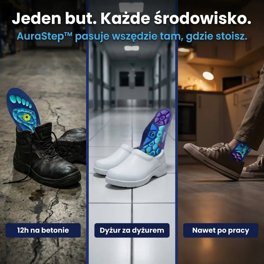 AuraStep™ Magnetyczne Wkładki Akupresurowe